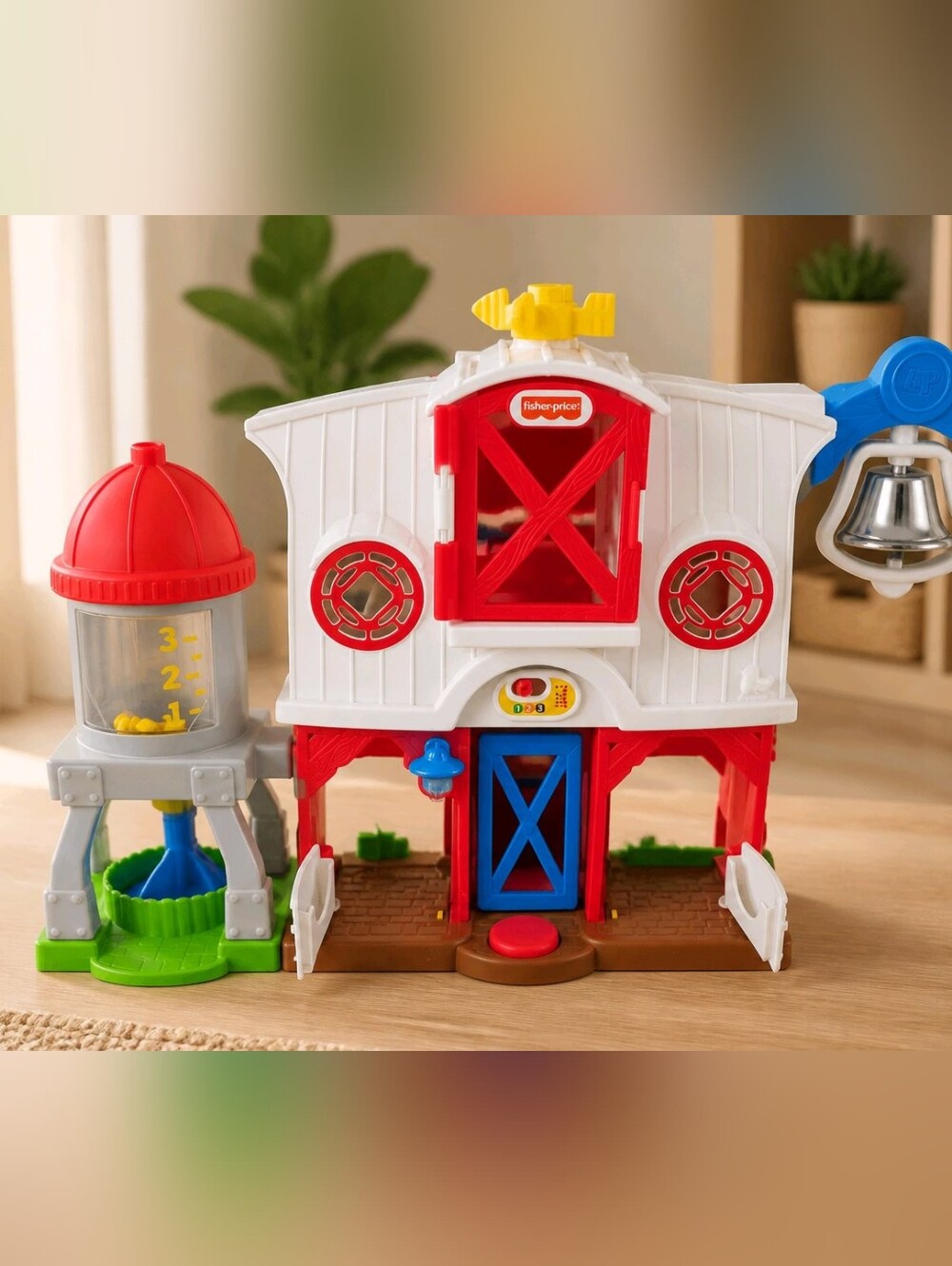 2019 Fisher-Price Little People Caring for Animals Farm Set - BARN ONLY, WORKS!